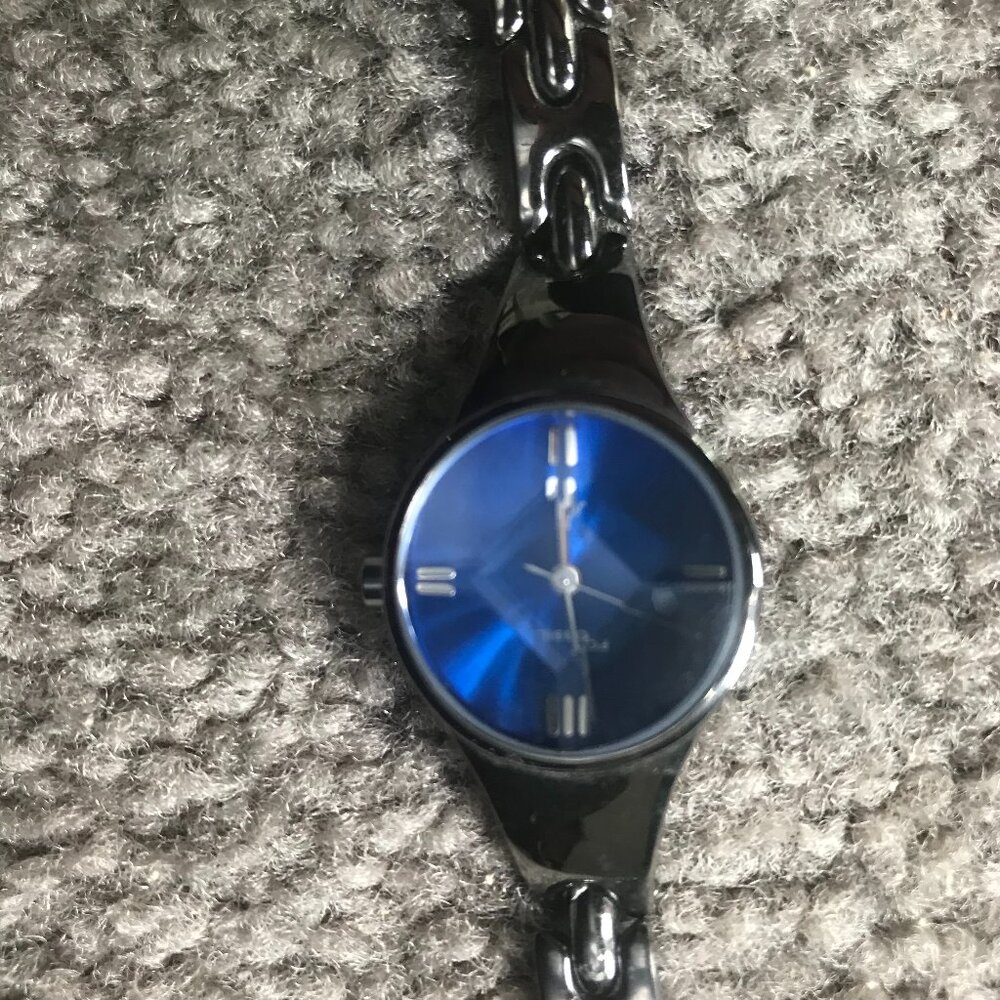 Fossil Watch, Women's Silver and Cobalt